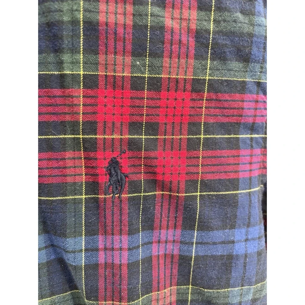 Ralph Lauren‎ Boys Multicolor Long Sleeve Button Up Shirt Size L 14-16